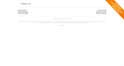 Desktop Screenshot of mathlibre.com